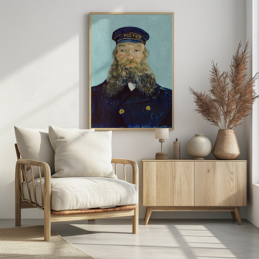 Vincent Van Gogh's Portrait of Postman Roulin (1888) | Poster