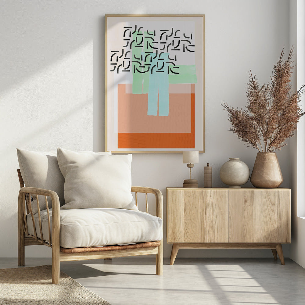Pastel Pattern Collage 2 | Poster