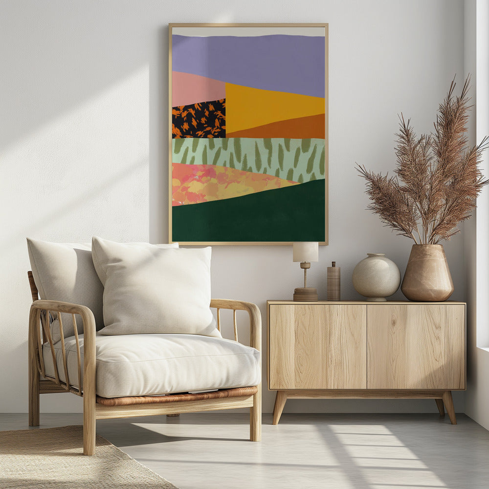 Geometric Patterns with Organic Forms | Poster
