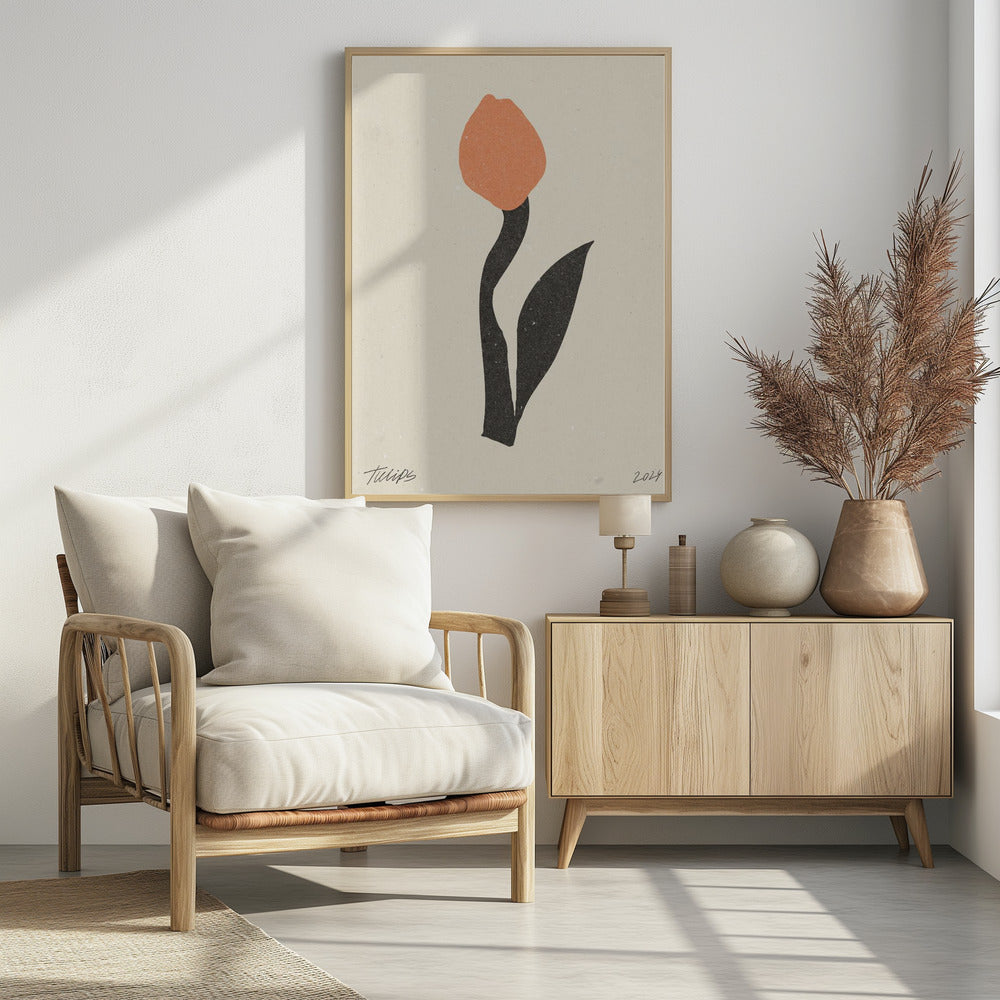 Modern Flower 01 | Poster