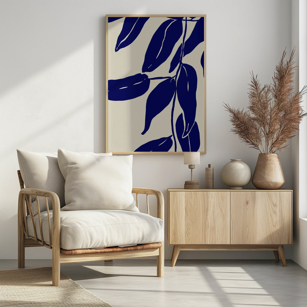 Indigo Leaves Dance | Poster