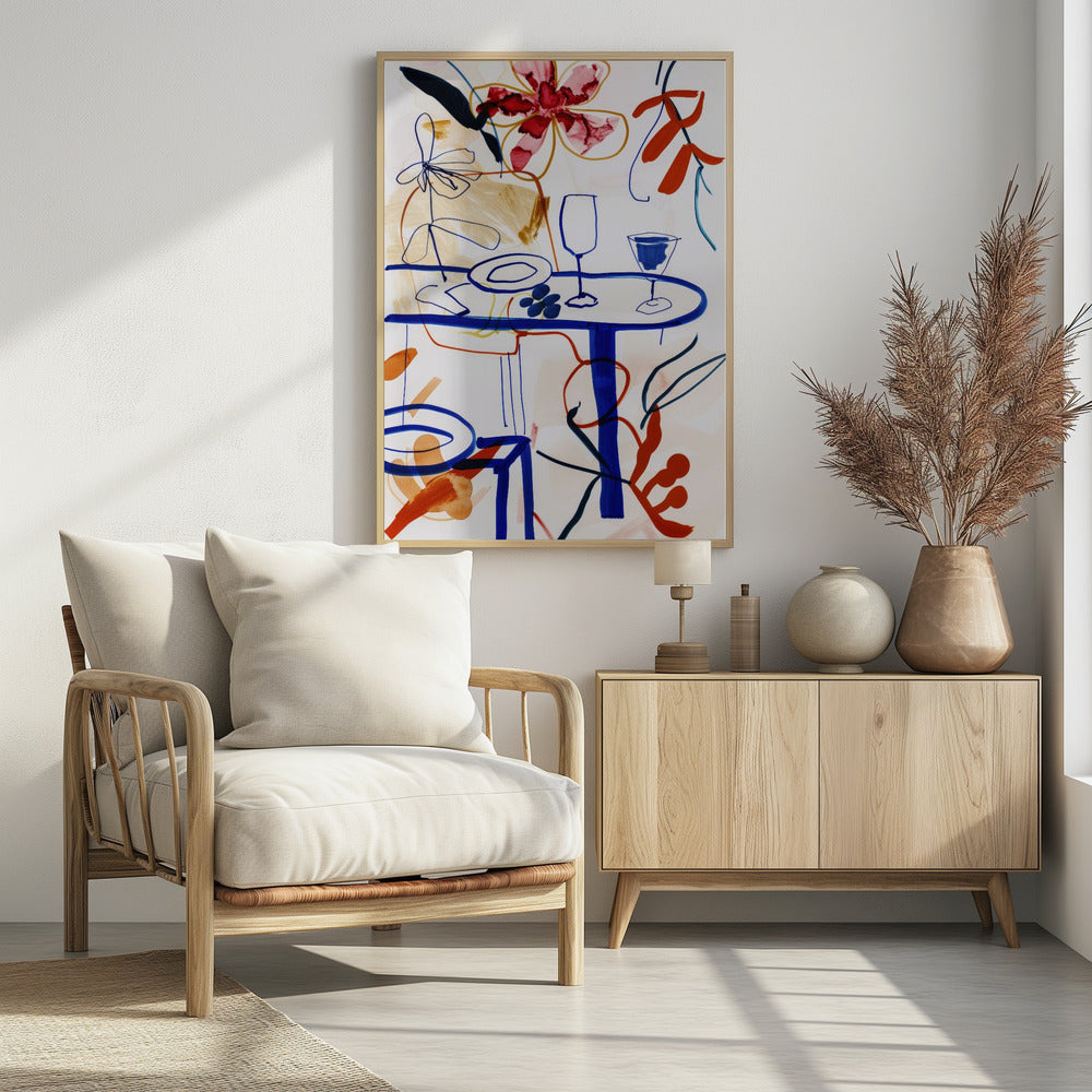 Vibrant Table Scene | Poster