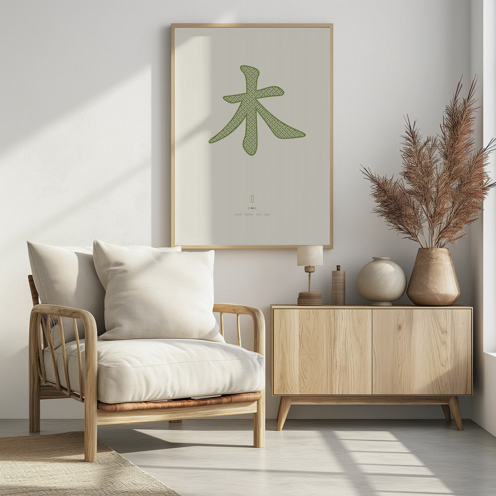 Wood | 木 | Mu | Poster