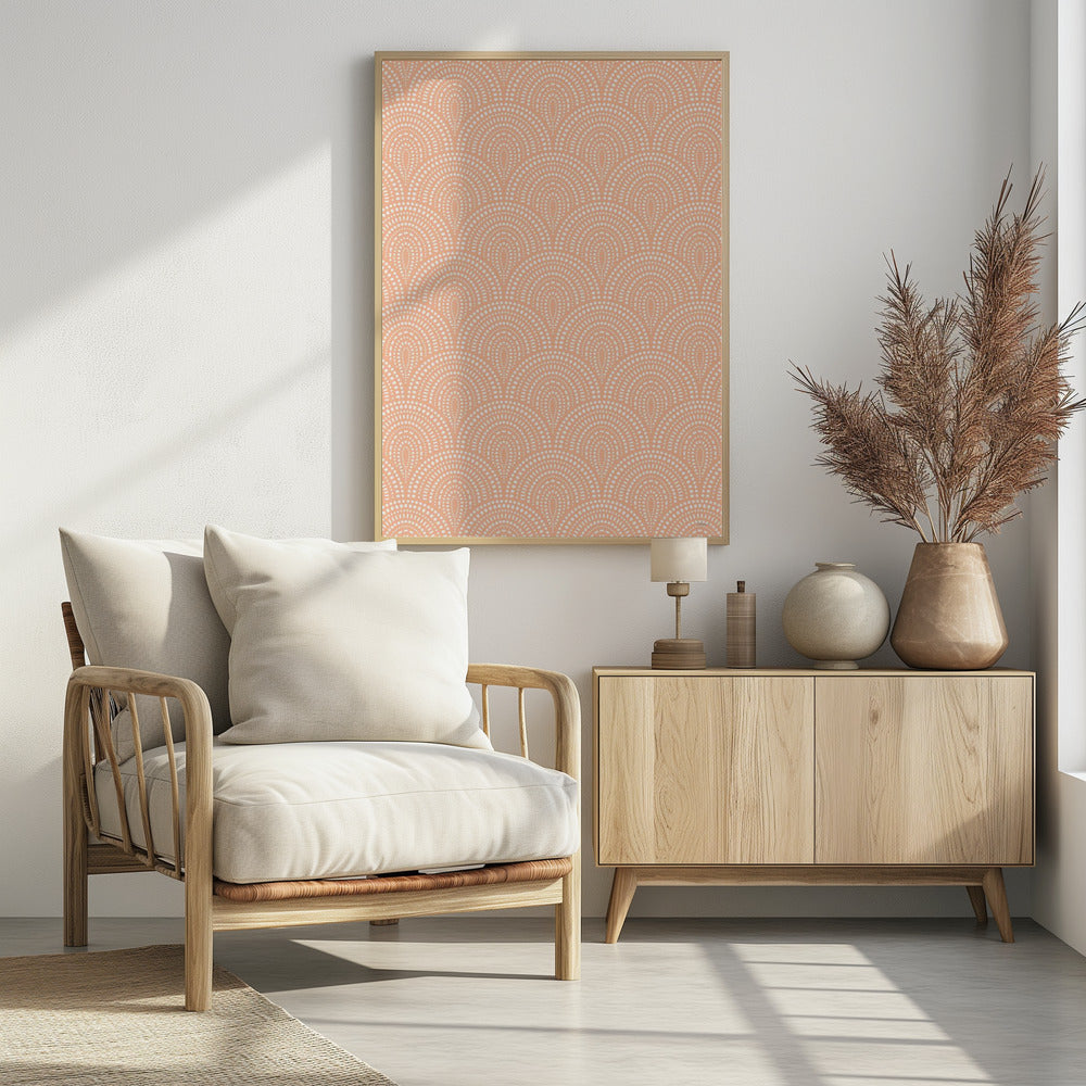 Dotty Peach Fuzz | Poster