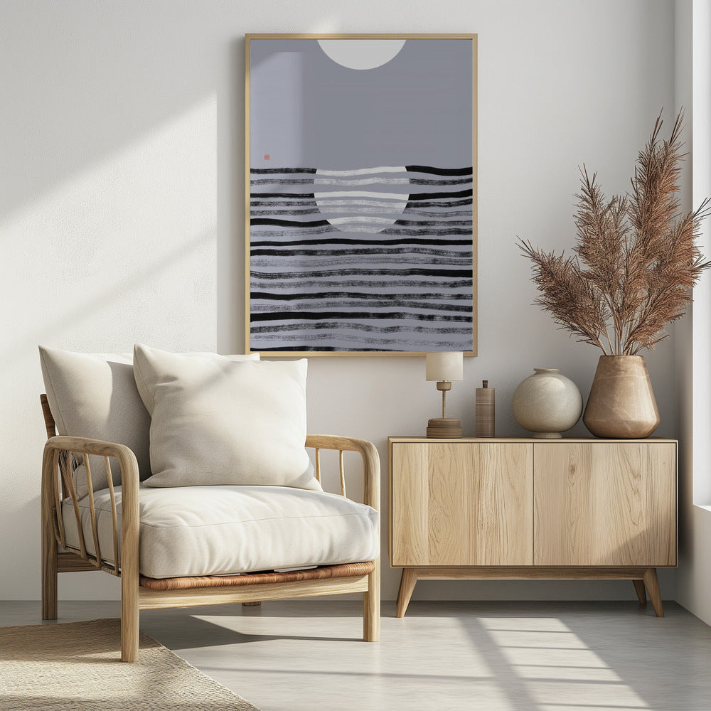 Hidden Moon N°2 | Reflection | Poster
