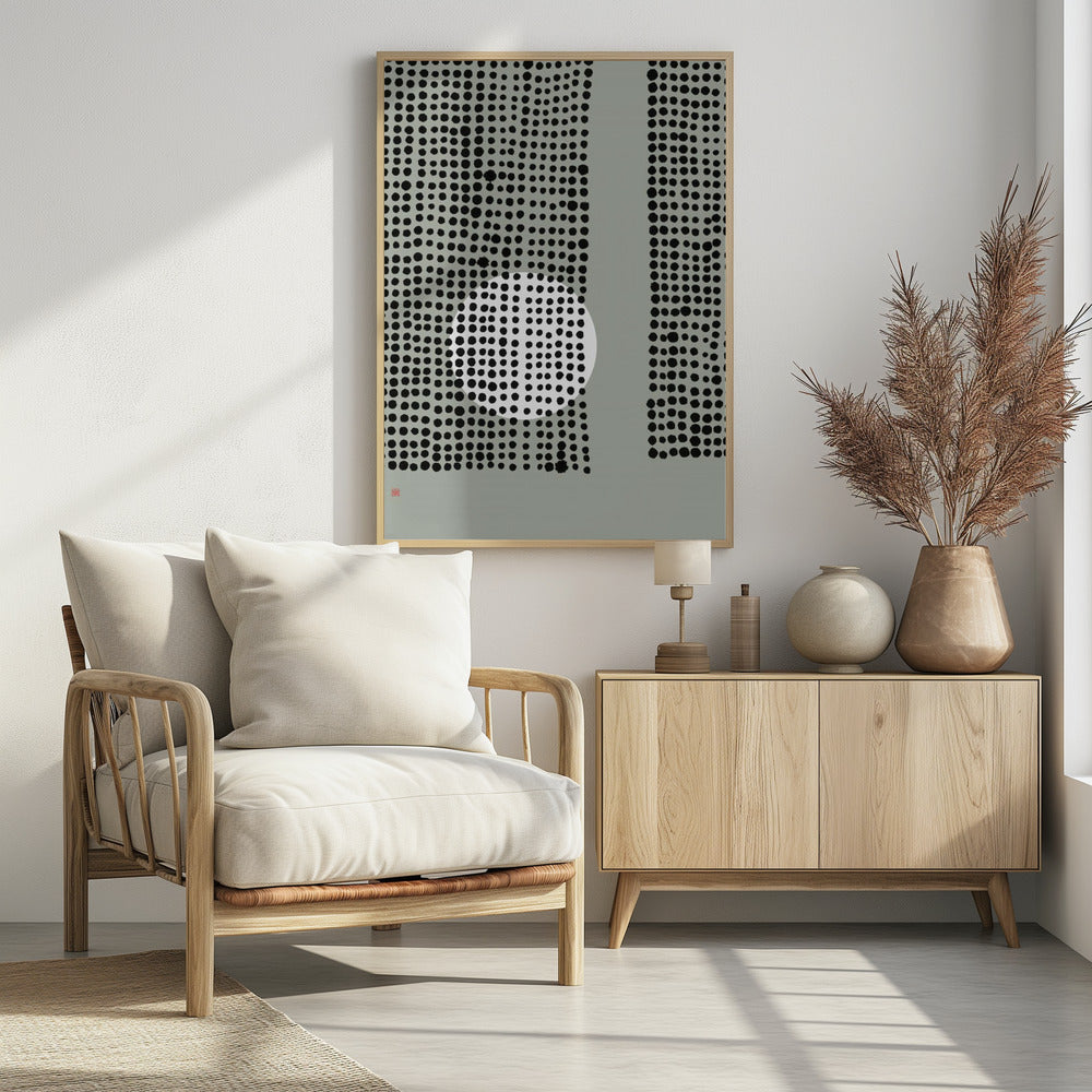 Hidden Moon N°4 | Behind the Curtains | Poster