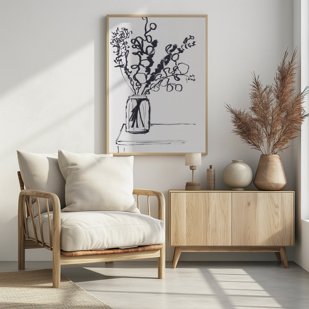 Black and White Still Life Small | Poster