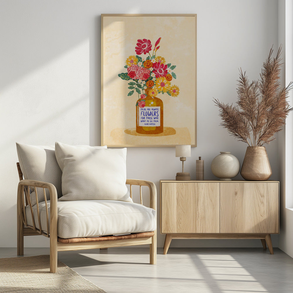 Always flowers | Poster