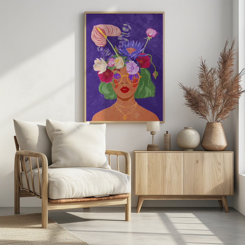 Flower head | Poster