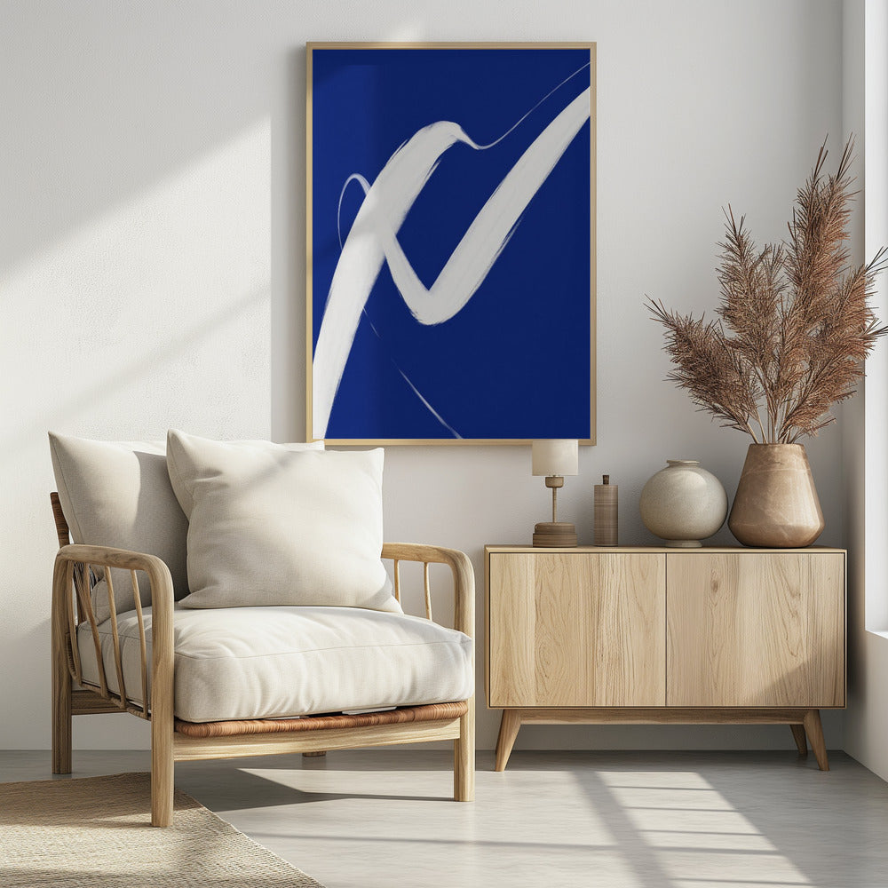 Blue Whirl Dance | Poster