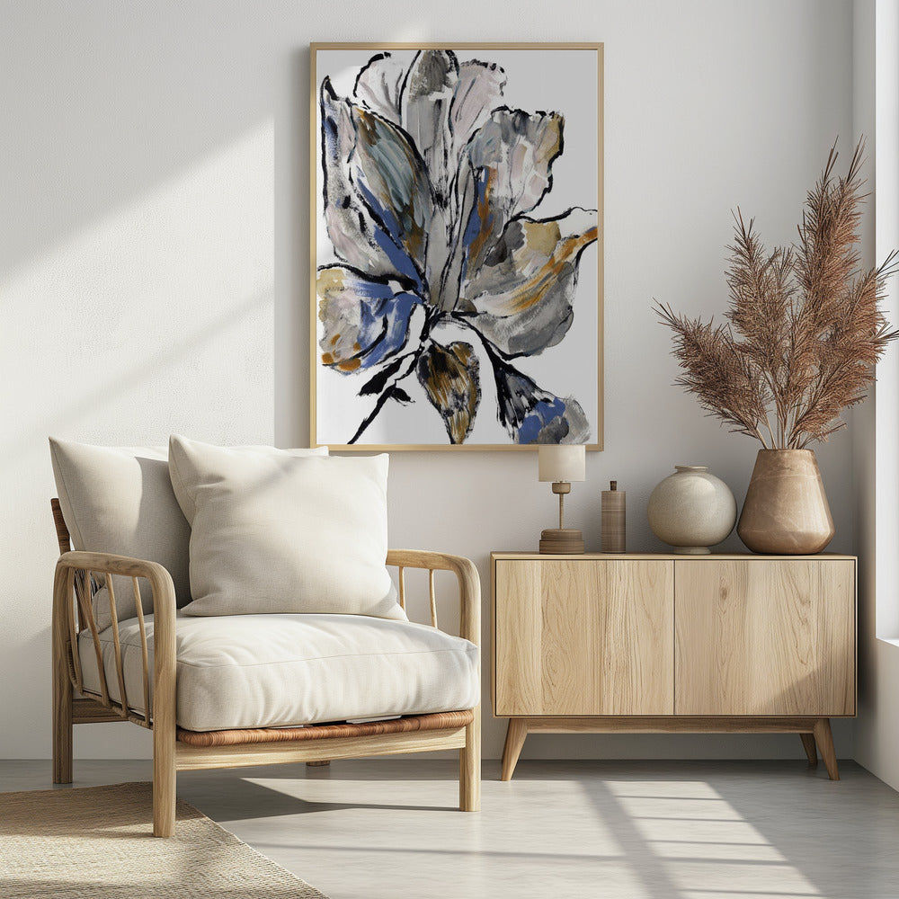 Le Jardin Botanique Blue Flower | Poster