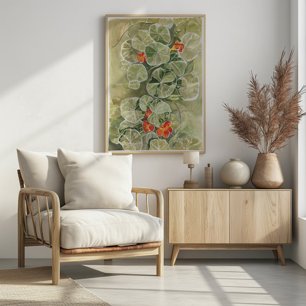 Nasturtium Tapestry | Poster