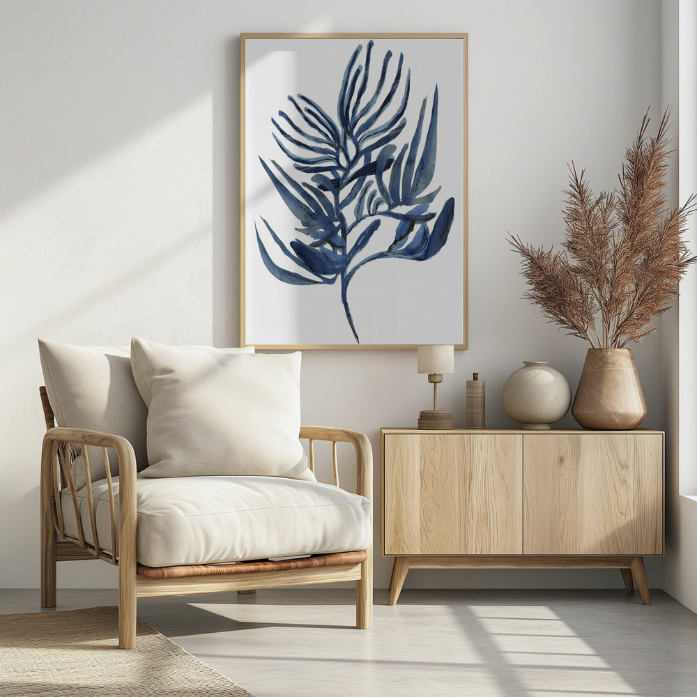 Blue Aquatic Plant Poster 1 | Poster