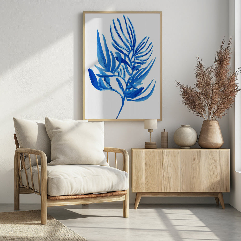 Blue Aquatic Plant Poster 6 | Poster