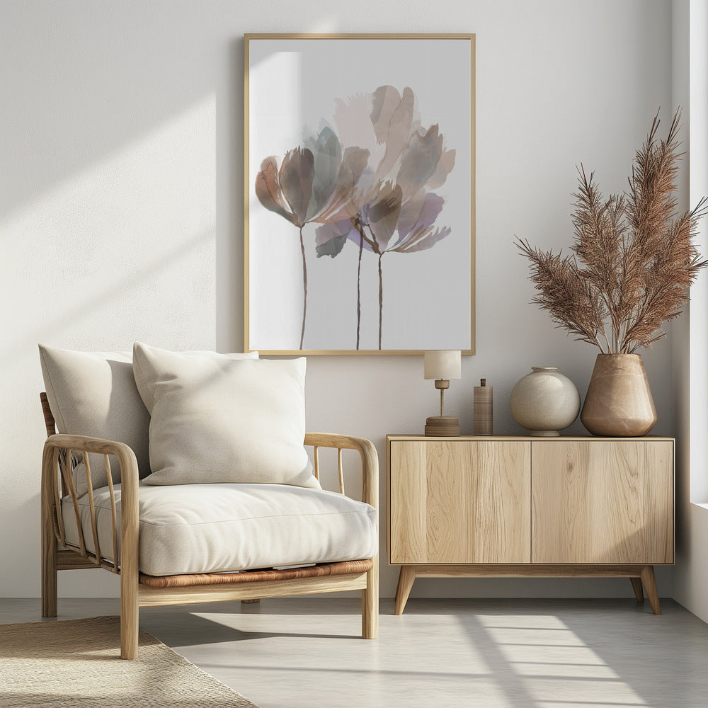 Blush Pink Flowers | Poster