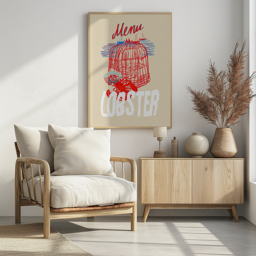 Lobster Menu Poster | Poster