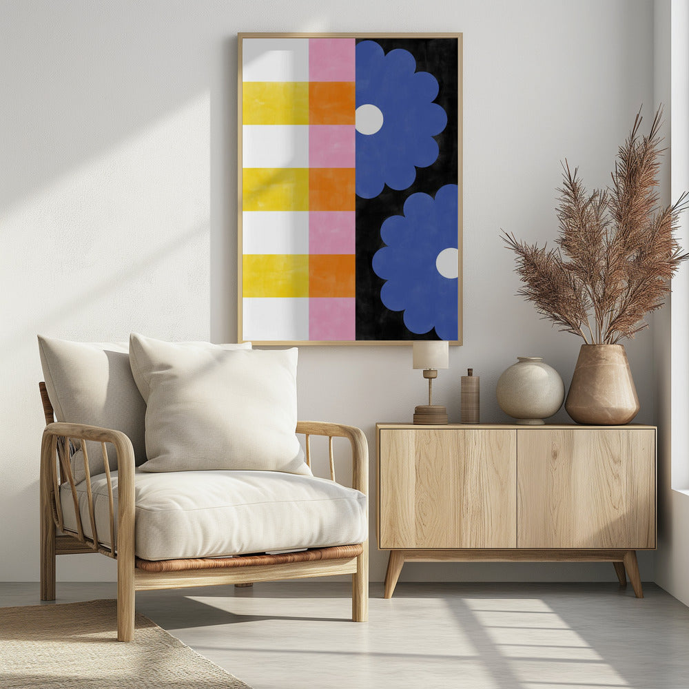 Floral Stripes | Poster