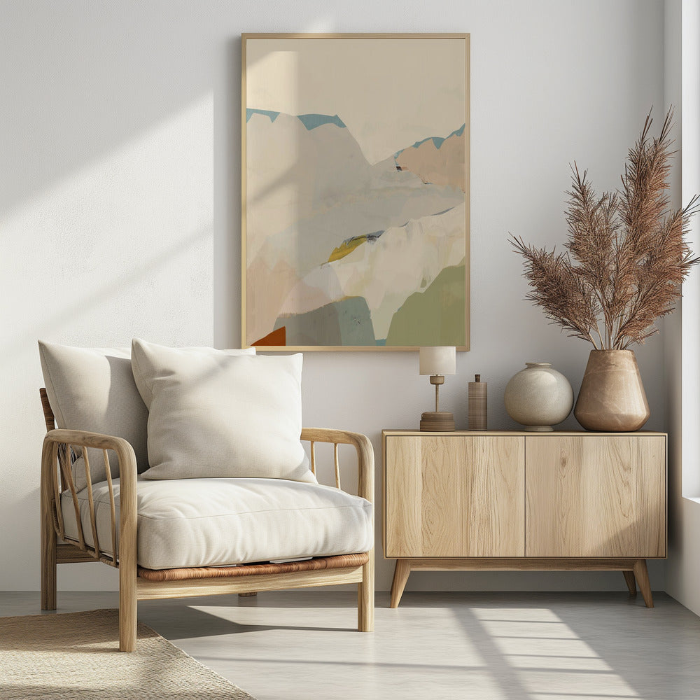 Peachy Mountain Range 2 | Poster