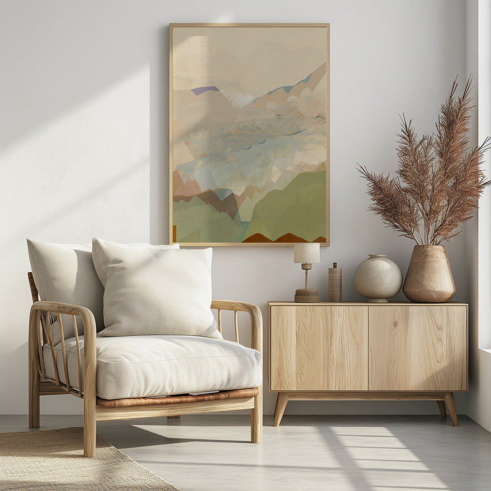 Peachy Mountain Range 3 | Poster