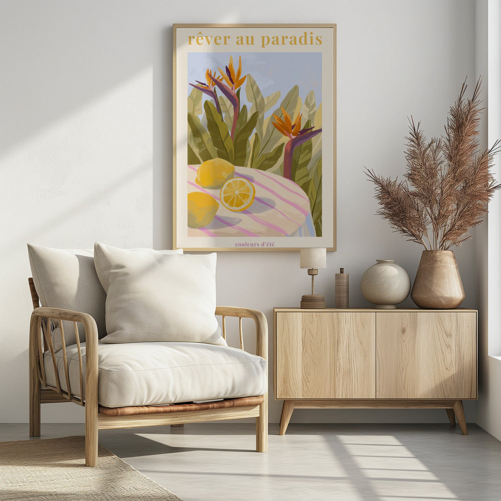 Rêver Au Paradis - Lemon | Poster