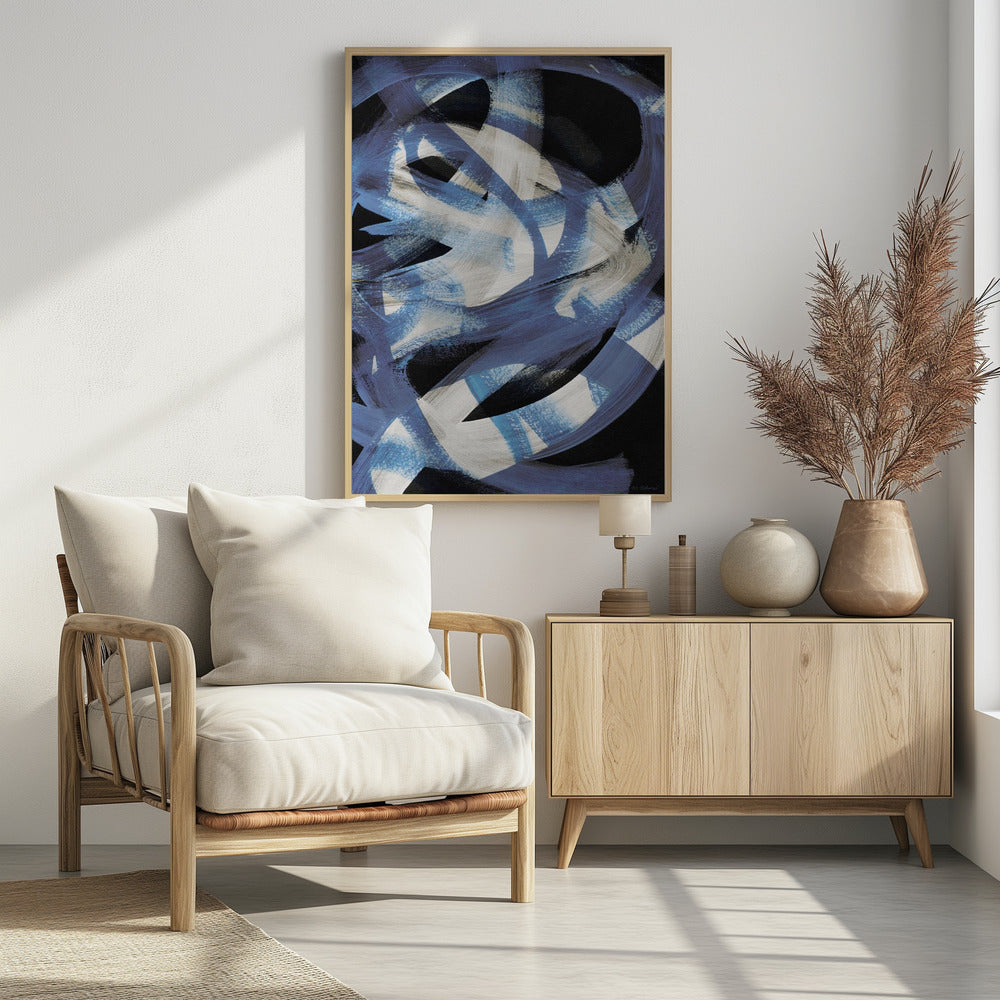 Abstract Brush Strokes 128 | Poster
