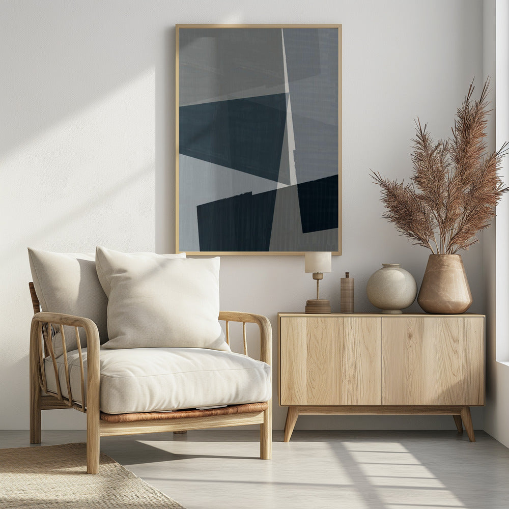 Jagged Edge Abstract 3 | Poster