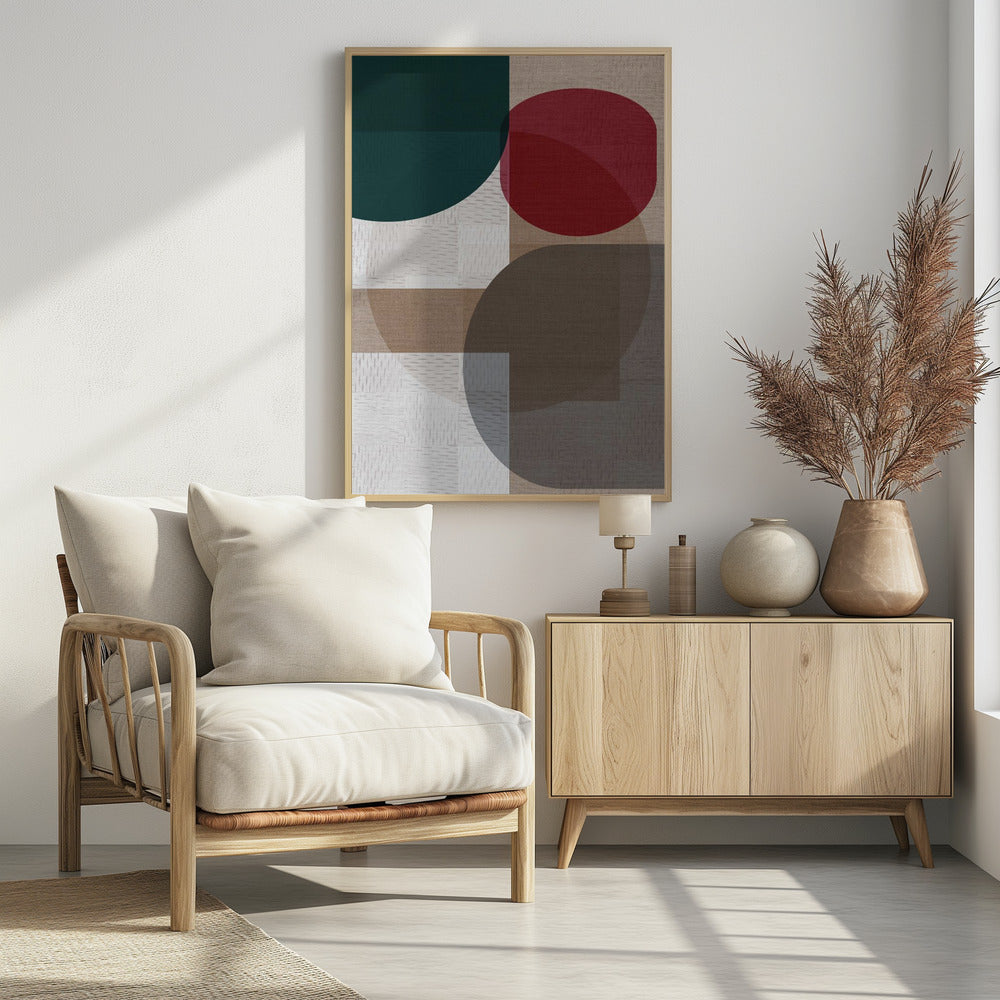 Woven Blue Green Red 2 | Poster