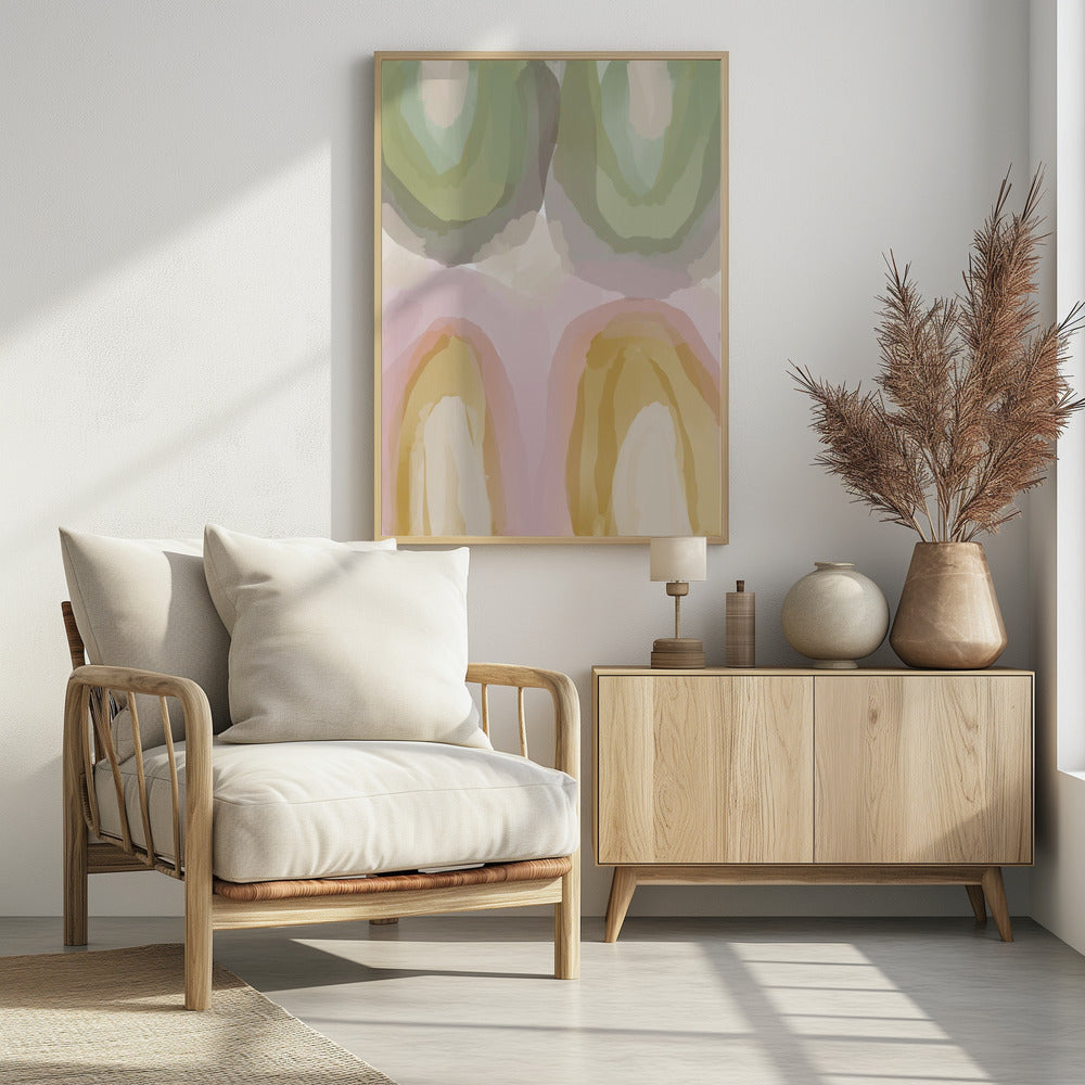 Watercolour Pastel Abstract | Poster