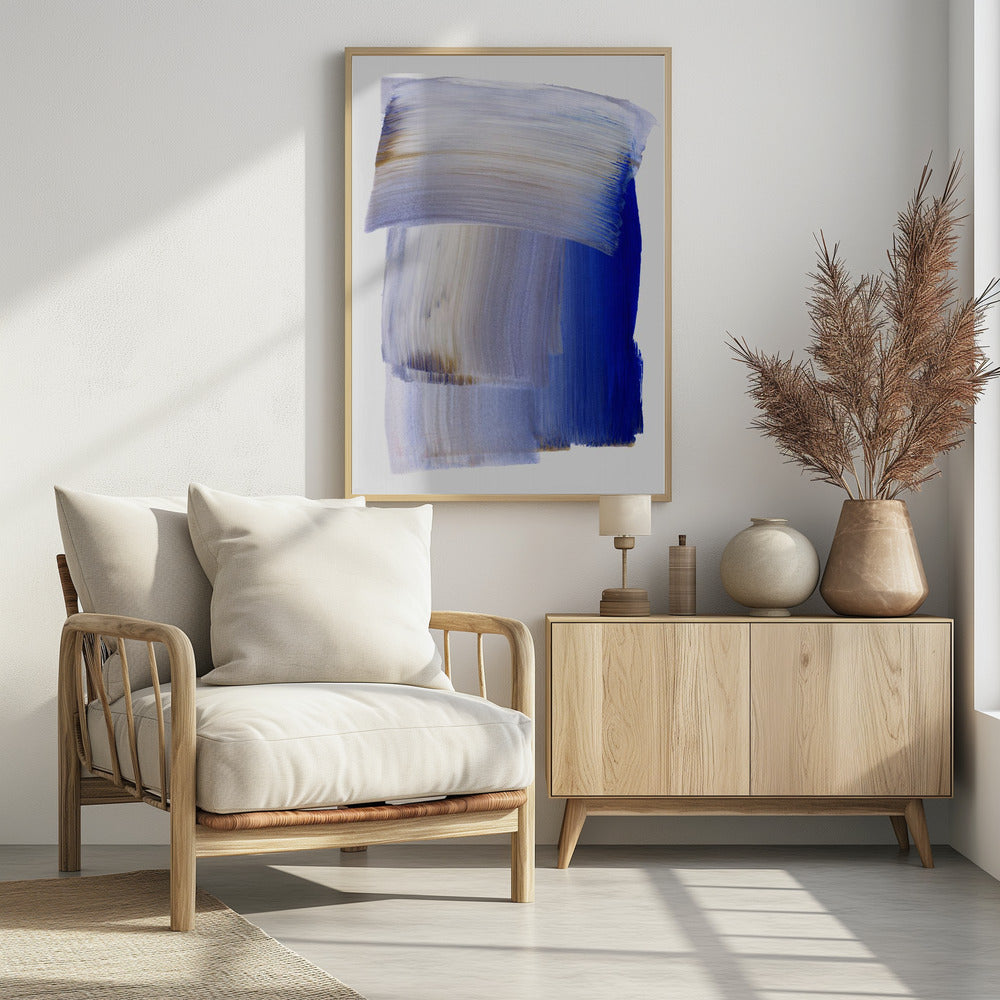 Abstract Brush Strokes 100 | Poster