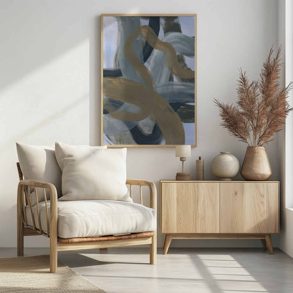 Abstract Brush Strokes 124 | Poster