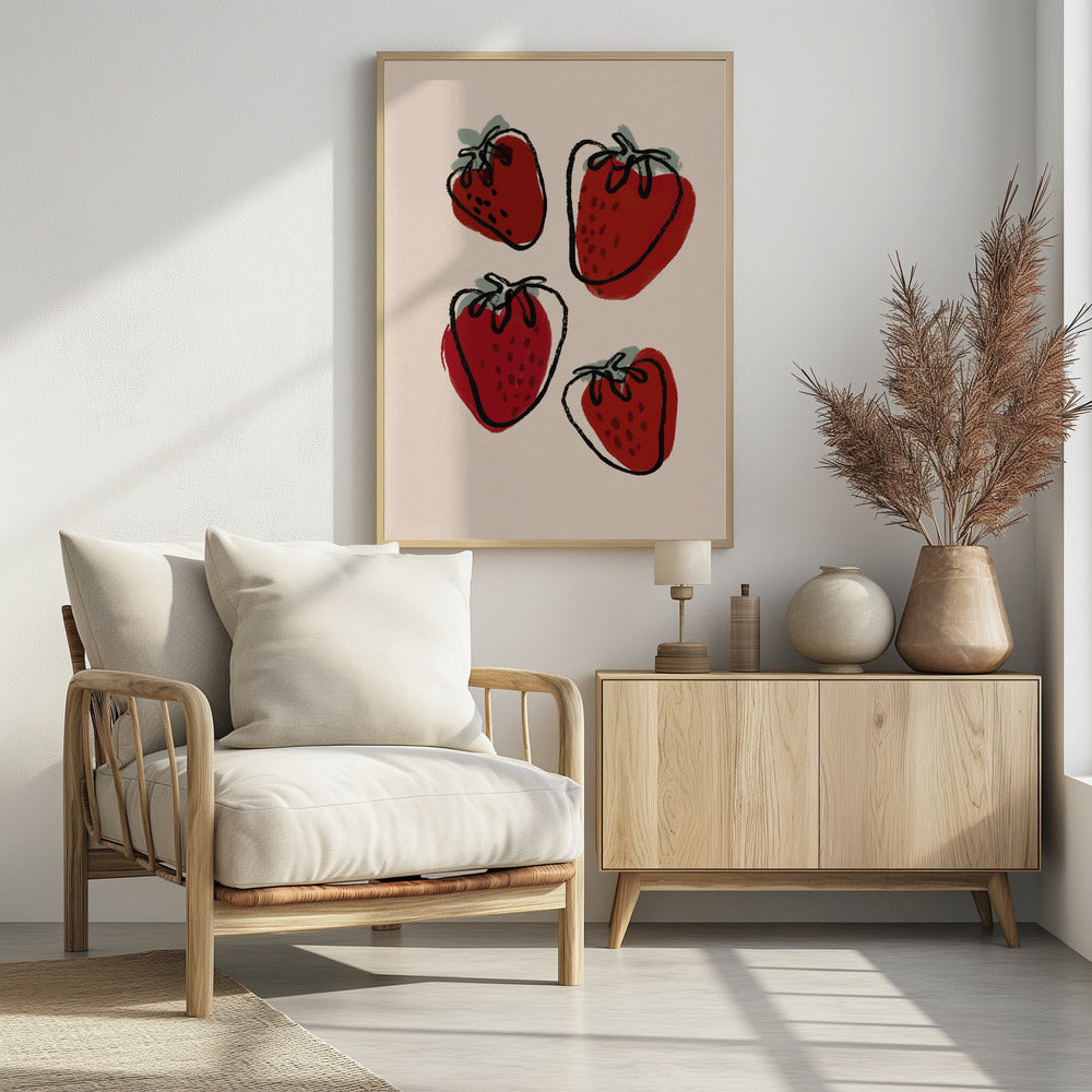 Berry Delight Sketch | Poster