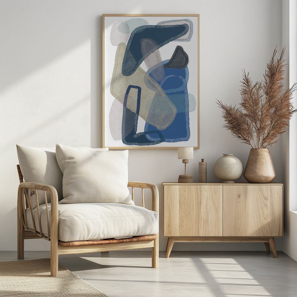 Blue Abstract | Poster