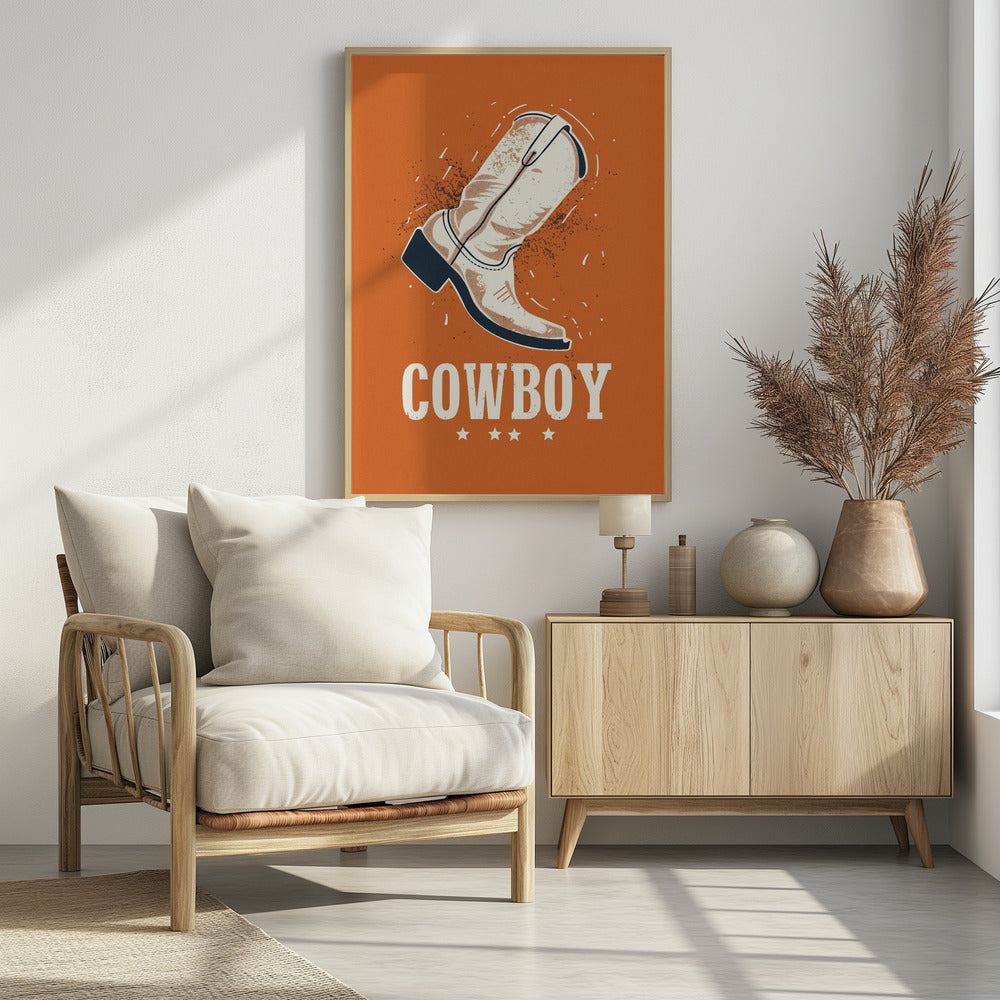 Cowboy Boots Vintage | Poster