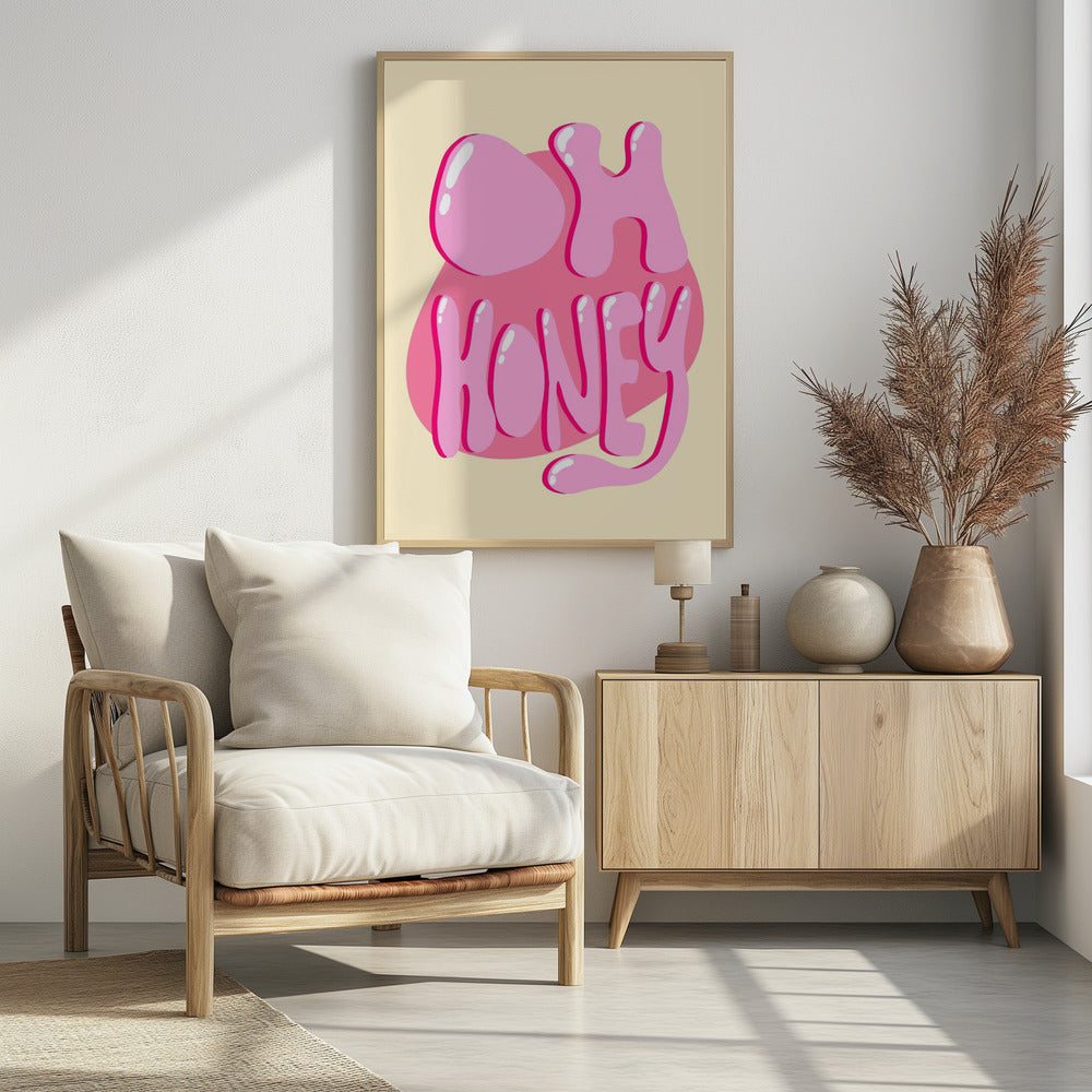 Sweet Bubble Letters | Poster