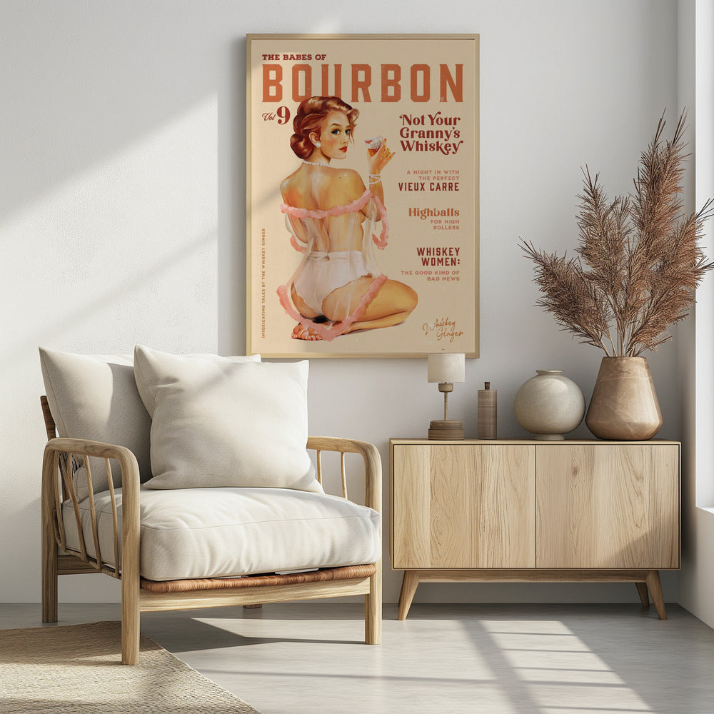 Babes of Bourbon Vol 9 Vintage Whiskey Pinup | Poster