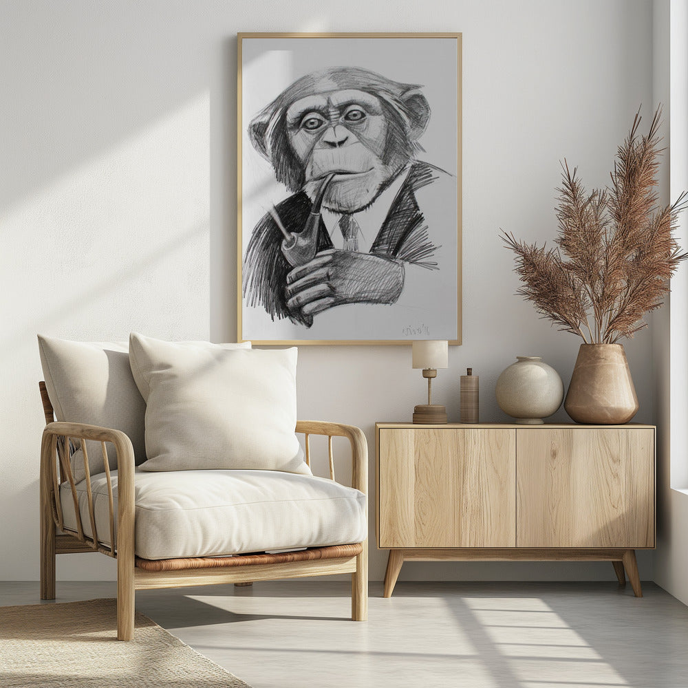 Sophisticated Chimp | Poster