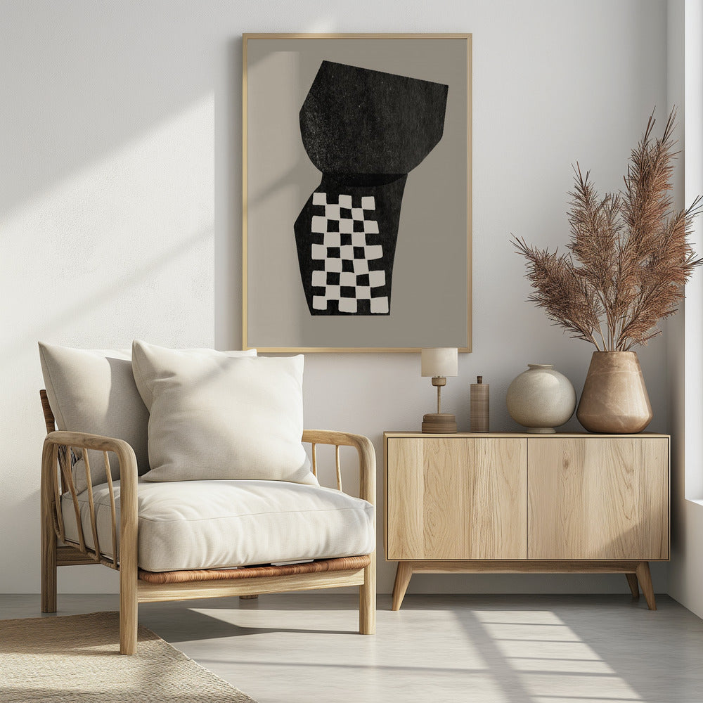 Checkered Abstraction | Poster