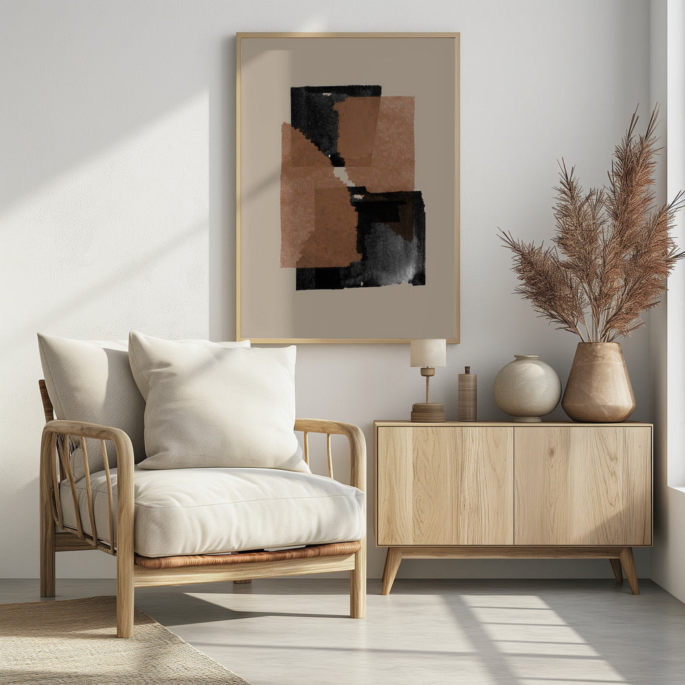 Earthy Blocks Blend | Poster