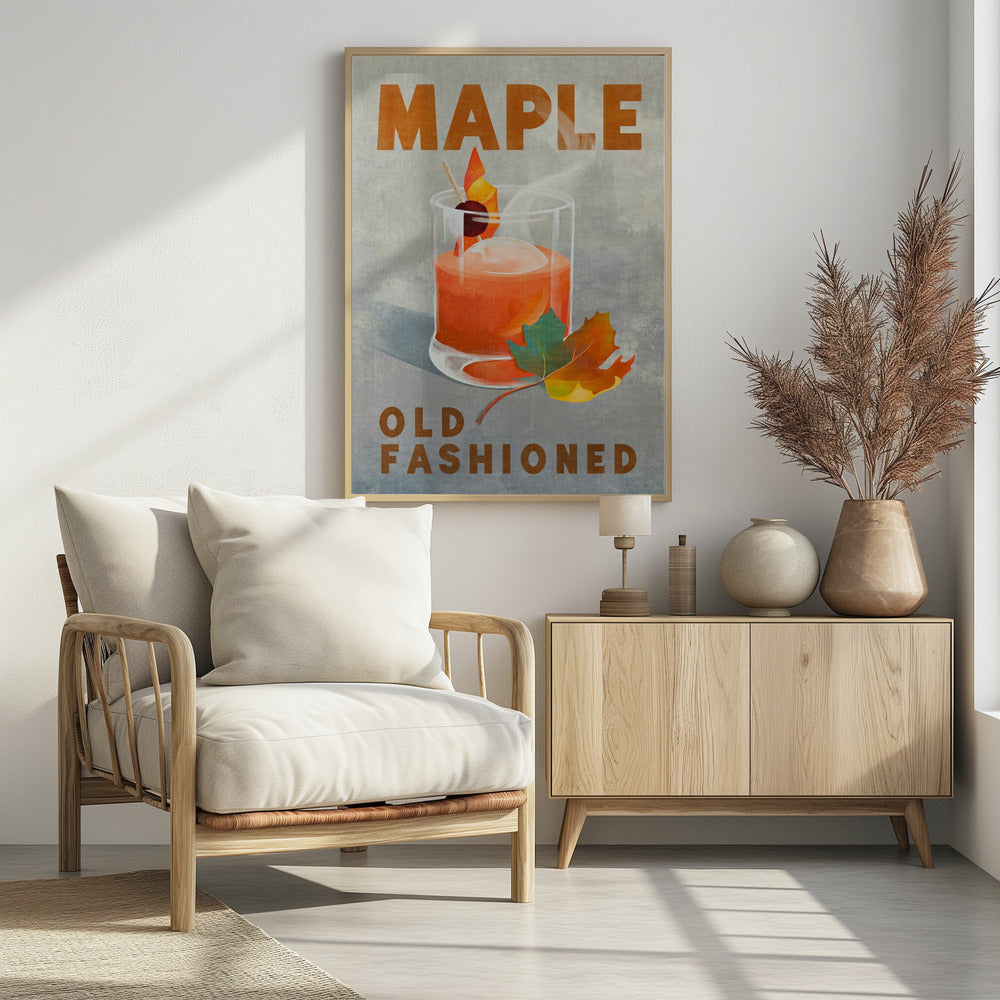 Maple Old Fashioned Cocktail | Poster