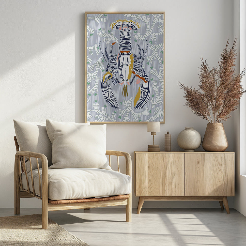 Crustacean Core grey | Poster