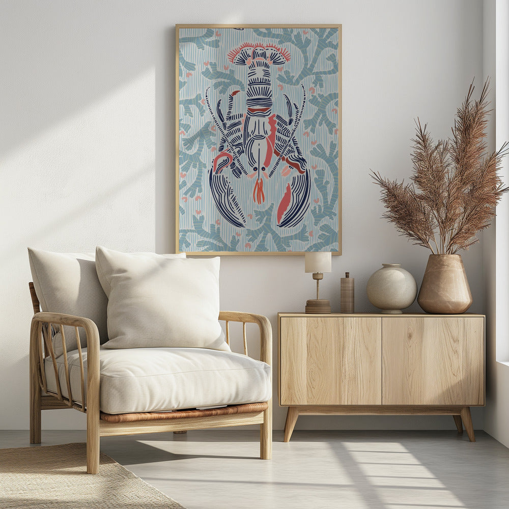 Crustacean Core mint | Poster