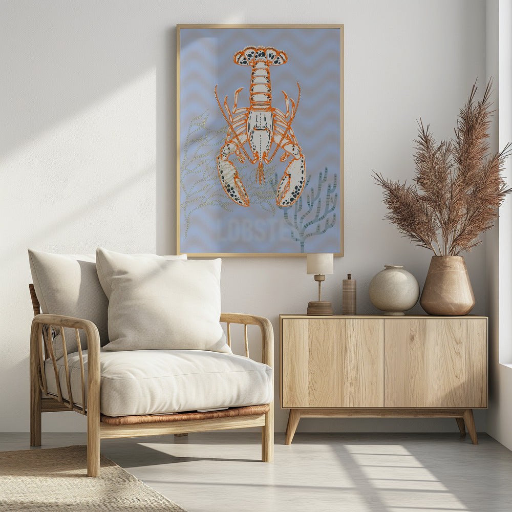 Sea life lobster Neptune's joy | Poster
