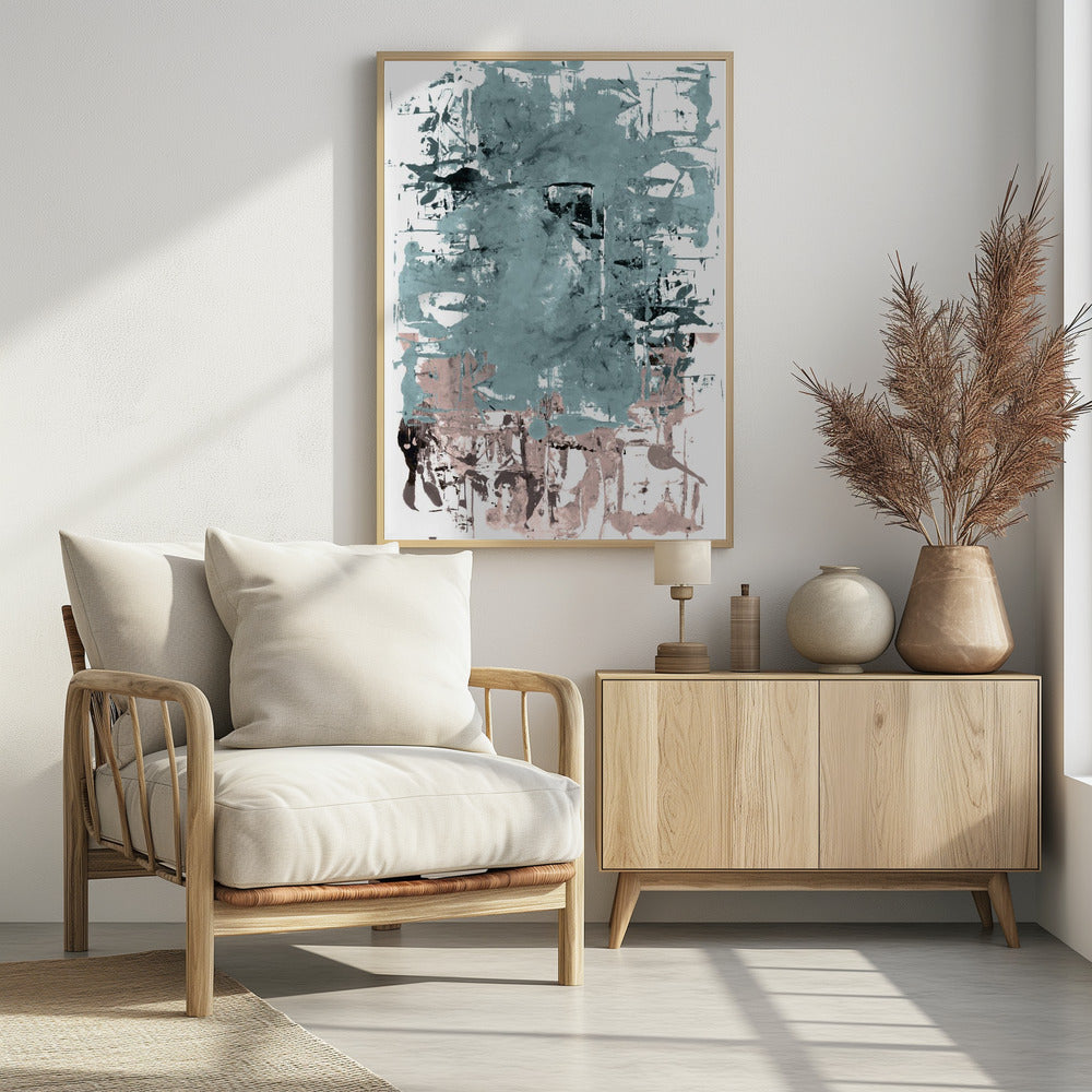 Abstract Neutral Scrapes 1 | Poster