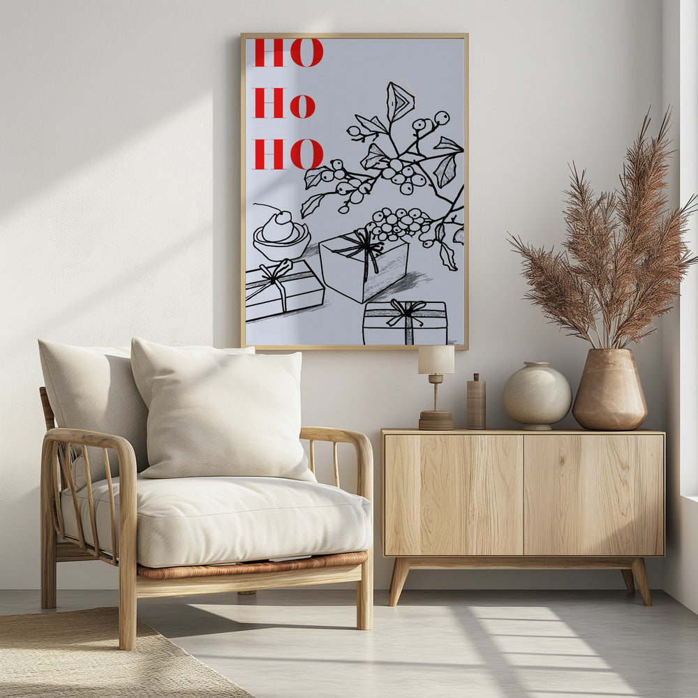 Bows and Baubles: Ho Ho Ho Christmas | Poster