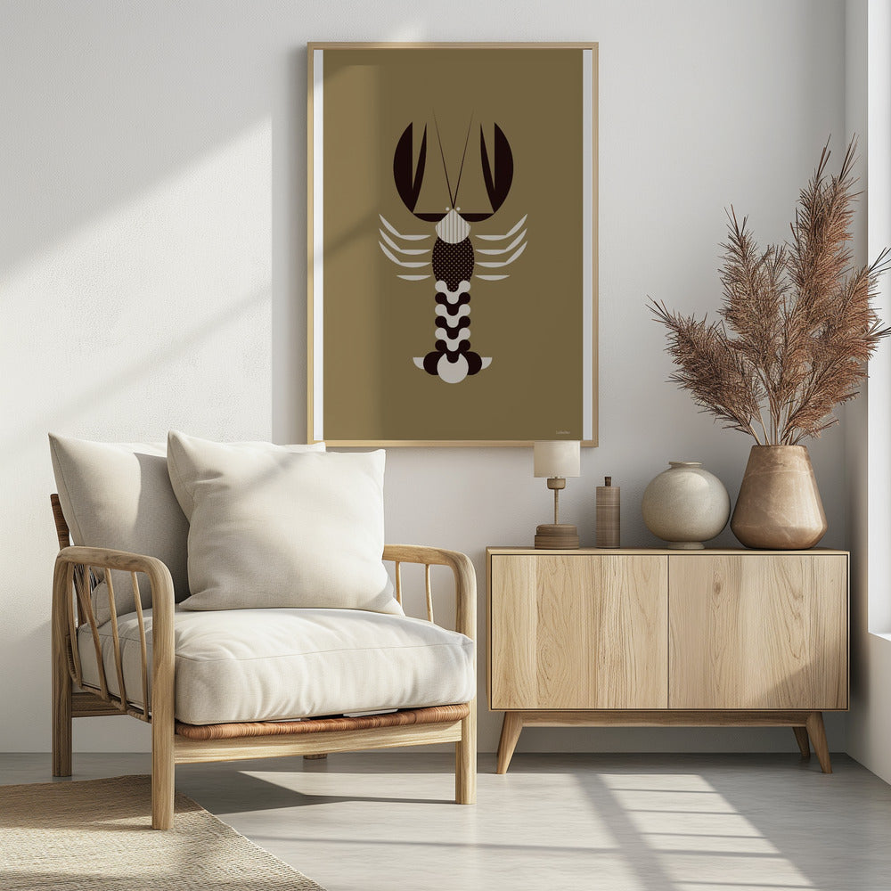 Golden Animals - Lobster (Gold) | Poster