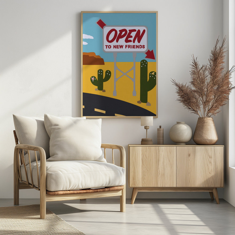 Open To New Friends | Poster