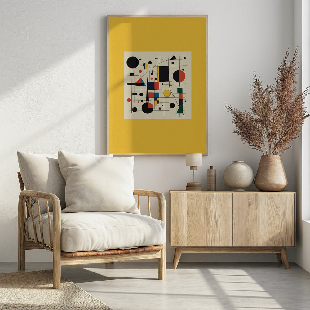 Abstract Geometry And Vibrant Colors | Poster