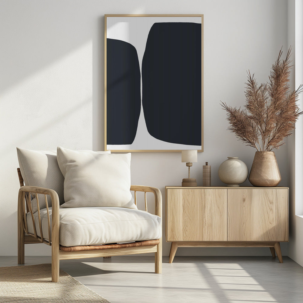Bold Black Shapes | Poster