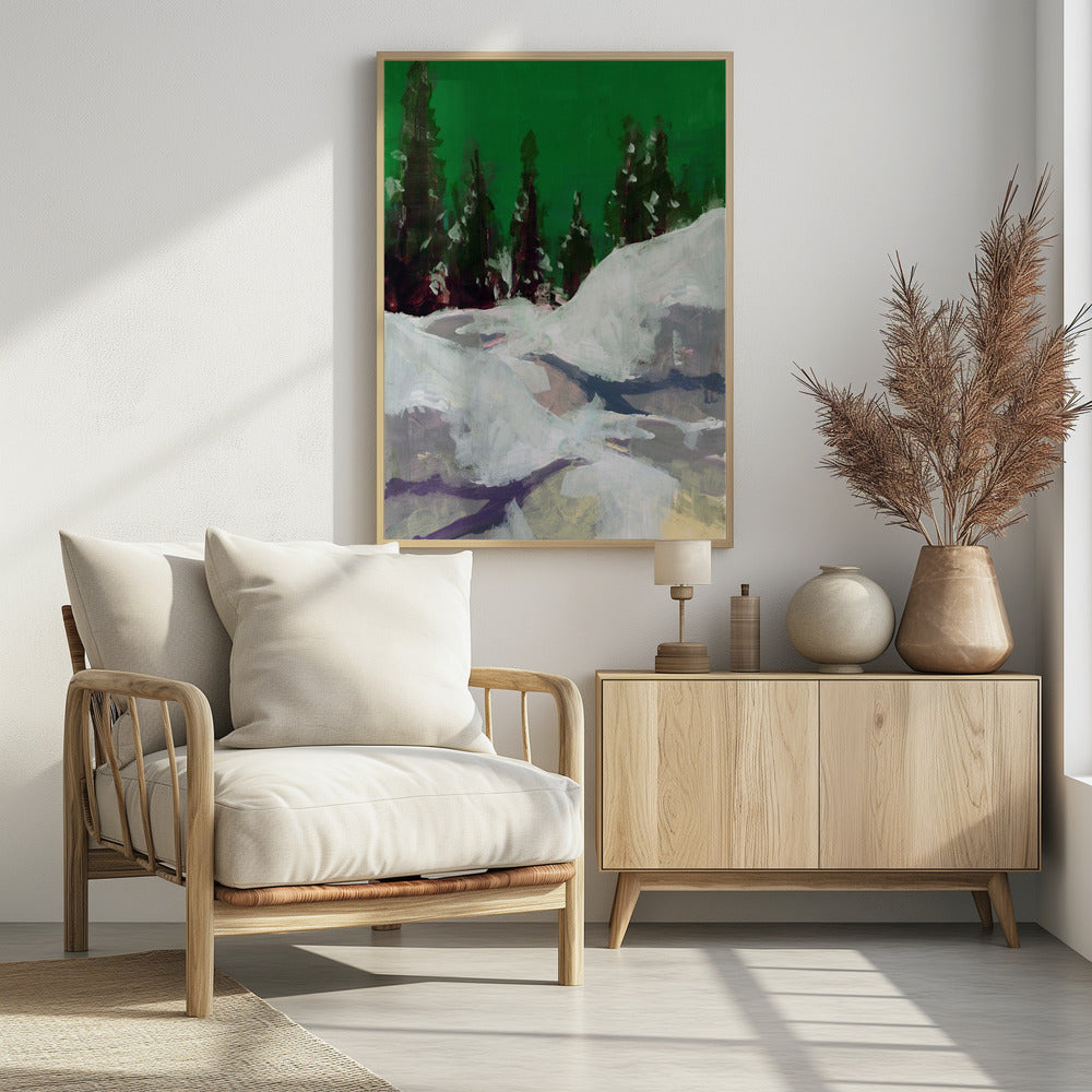 Winter Scene In the Forest 2 | Poster