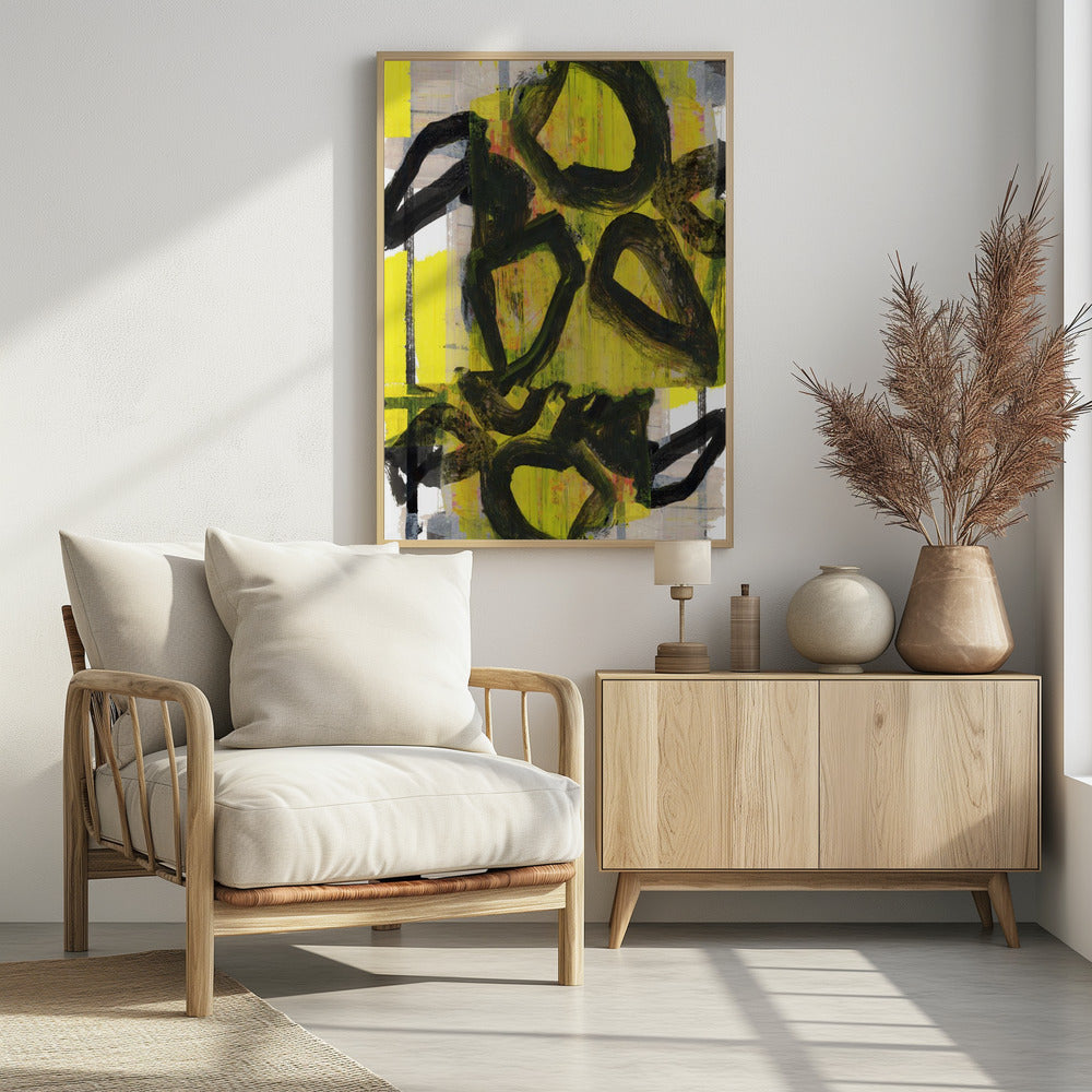 Yellow Abstract No2 | Poster